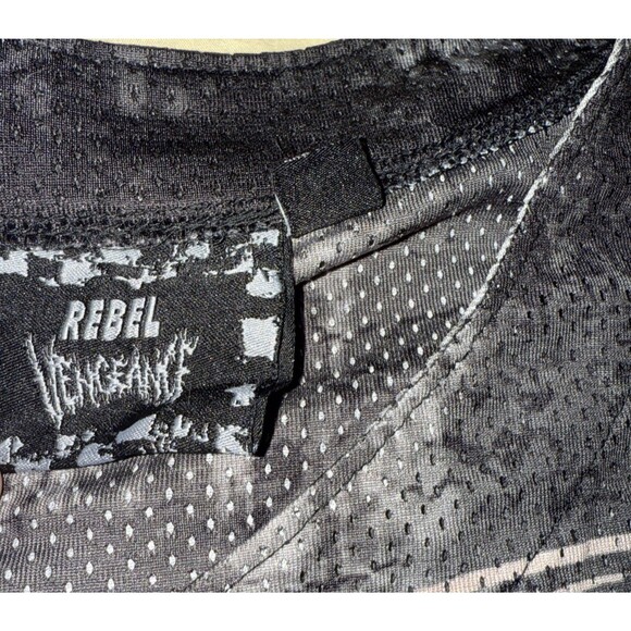 Rebel Vengeance Men’s Button Down Shirt Grim Reaper On Skeleton Horse Large - Picture 2 of 6